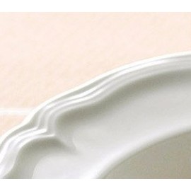 Krista, 9.4 inches (24 cm), Soup Plate, White Tableware, Made in Japan