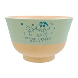 Marimo Craft CRS-358 Resin Antibacterial Owan Shin-chan Shiro Green Diameter 4.2 x Height 2.8 inches (108 mm) x Height 2.8 inches (70 mm)