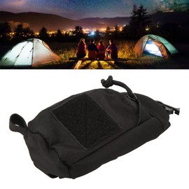 TYTOGE Bag Backpack Shoulder Strap Bag Backpack Strap Bag Large Capacity Clip On Backpack Shoulder Strap Accessory Bag for Hikers Travelers Students, black