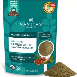 Navitas Naturals 6 Bags Navitas Organics Organic Sea Veggie Blend Superfood Plus, 4.2 OZ