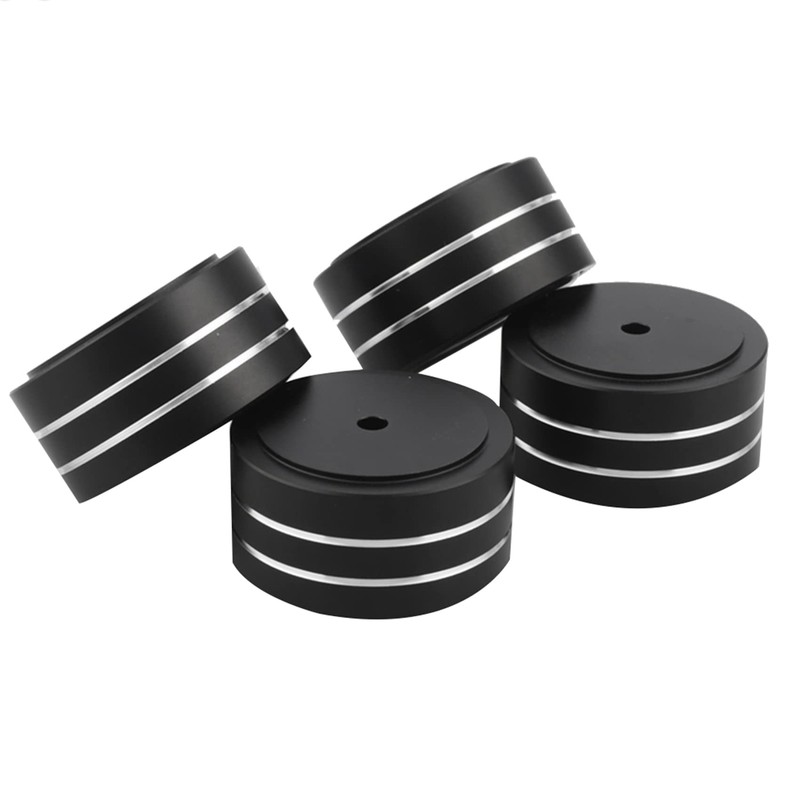 8Pcs 40X20mm Aluminum HiFi AMP Speaker Isolation Stand Turntable Feet