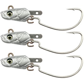 Savage Gear Sandeel V2 Jighead Weedless Jig Hook for Sea Shads Size 5/0 / 21g