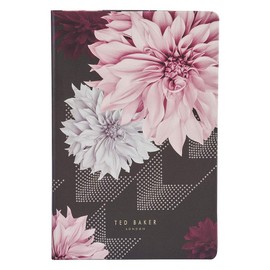 Ted Baker A5 Notebook - Black Clove Design