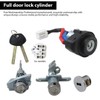 WELURE 81900-C1B00 Full Door Lock Cylinder Ignition Keys Lock 6-Pin