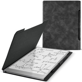 Xeiseri Remarkable Paper Pro Case, Premium PU Leather Cover for Remarkable Paper Pro Tablet 11.8" 2024 Released - with Built-in Pen-Holder [Lightweight][Waterproof], Book Folio Design