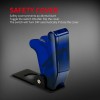 DAIERTEK 12V Blue LED Illuminated Toggle Switch with Safety Cover