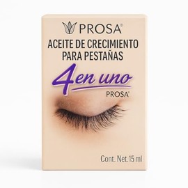 Pro-sa Aceite de Crecimiento para Pestañas 4 en 1, 15 ml                                                                                              