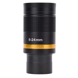 8~24mm Telescopic Eyepiece Continuous Zoom All Metal Telescope Eyepiece with Green Film