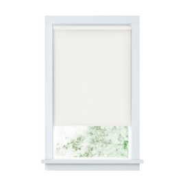 LEVOLOR Basics Cordless Fabric Roller Shade, Easy to Install Blackout Shades for Windows, Neutral White, Fits up to 29” Width and 72” Length, Home Solution for Any Space or Room Decor