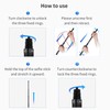 TELESIN 47'' Selfie Stick Lightweight Carbon Fiber Pole for Go