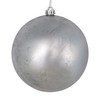 Vickerman 4" Silver Foil Ornament, 6 per Bag