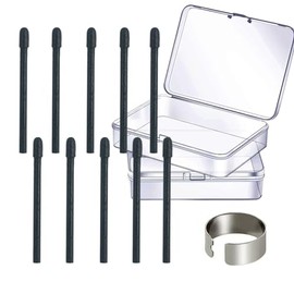 (10 Pack) Replacement Tips for LB-151 Remarkable 2, Easy Installation, Only Compatible with Libreath LB-151 EMR Stylus Pen Replacement Nibs(Black)