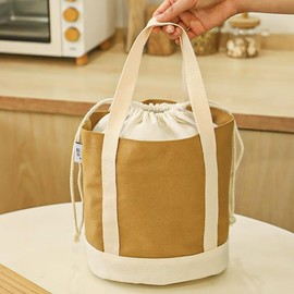 Reusable Lunch Bag for Men & Women, Insulated Lunch Bag Insulation Cooler Tote for Adults Work, Take Class or Picnic (Coffee)