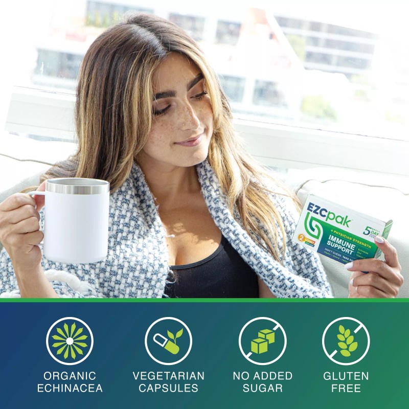 EZC Pak 5-Day Tapered Immune Support Booster - Vitamin Immune