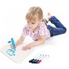 Inkdotpot Double Sided Plain White Dry Erase Drawing Lapboard for