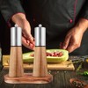 Molain Salt and Pepper Mill Tray, Acacia Wood Tray, Pepper