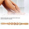Fascia Massage Roller Meridian Dredgin Wooden Scraping Rods with 5pcs