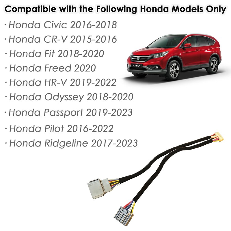 TSTESE Replacement Harness Compatible with Comma 3X Replacement Part Honda