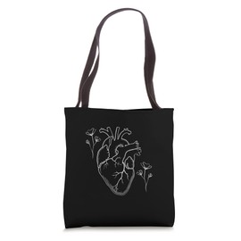 Oversized Gym Pump Cover Weightlifting Women Heart Flower Tote Bag
