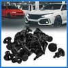 VekAuto 20Pcs 10mm Hole Plastic Rivets Fastener Fender Bumper Push