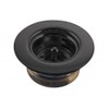 Westbrass Midget Duo Post Style Bar Sink Strainer, Matte Black,
