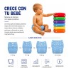Pañales Ecológicos Reutilizables Pack 6 + 6 Insertos Bluelander Ajustables