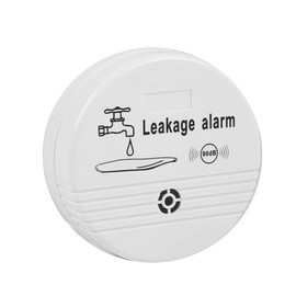 Water Leak Alarm, 85 DB Household Wireless Water Leak Detector Sensor 9V,ABS Plastic,Flood Spot - Next to Bathrooms, Basements, Kitchens, Boats,Kitchens, Boats, Garages