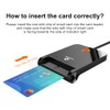ZOWEETEK CAC Reader USB C, lector de tarjetas CAC militar,
