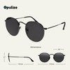 OPULIZE Sol Sun Reader Glasses Thin Rim Round Retro Metal
