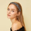 Wecoe 4 Pack Rhinestone Headbands Women Girls Fashion Glitter Sparkly