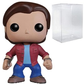 POP Supernatural - Sam Winchester Funko Vinyl Figure (Bundled with Compatible Box Protector Case), Multicolored, 3.75 inches