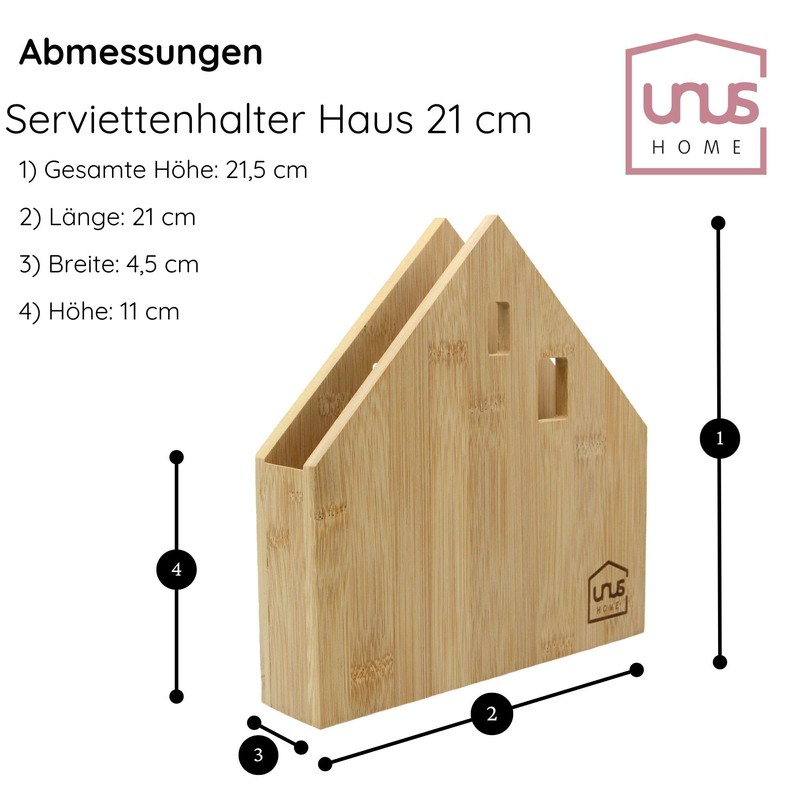 UNUS Napkin Holder Napkin Stand Napkin House House Large