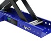 Steel Motorcycle Scissor Lift Jack Crank Hoist Stand with Saddle