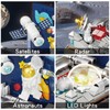 Space Astronaut Building Set with Acrylic Cover, Simulated Moon Space