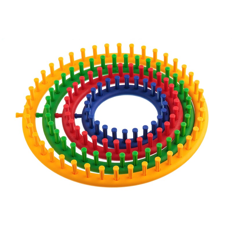 Quilted Bear Round Knitting Loom Set - Perfect for Making