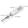 2pcs 5in Mini Short Drawer Slides Furniture Guide Rail Full