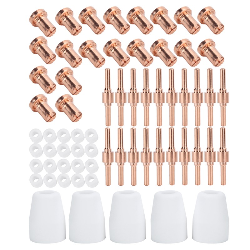65Pcs PT‑31 Plasma Cutting Consumables Fit for CUT‑40 Plasma Cutting