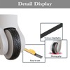 Heiluxe 8Pcs Silicone Luggage Cover Protector, Suitcase Wheel Covers, Silent