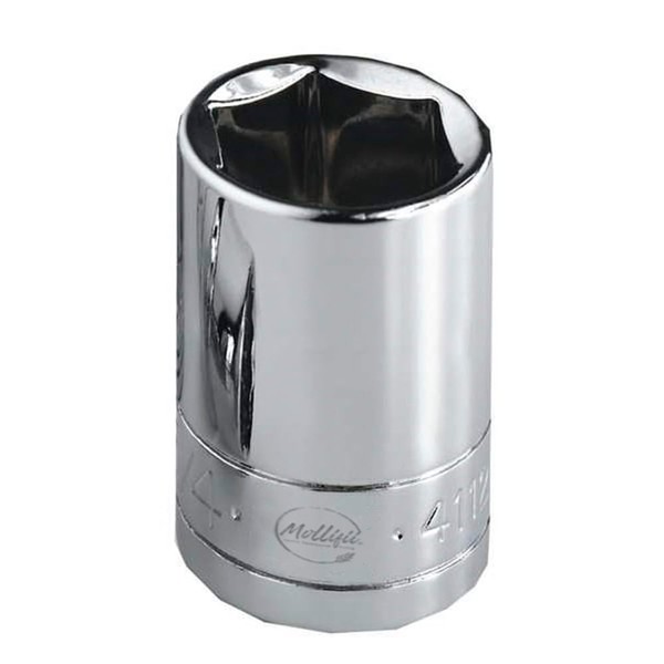 1/4 in Drive, 9/16" 6 pt SAE Socket, 6 Points,
