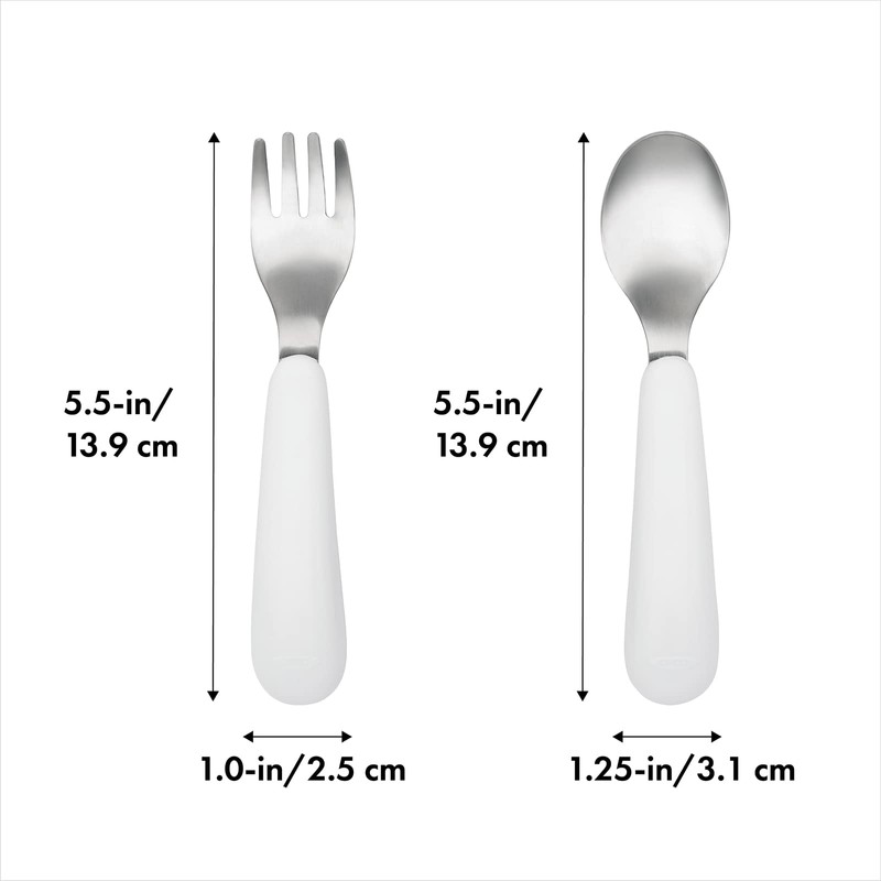 OXO Tot Fork & Spoon Set- Teal , 2 Piece