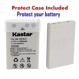 Kastar 1x Kastar Battery for Nikon EN-EL5 Coolpix P90 P100 P500 P510 P520 P530