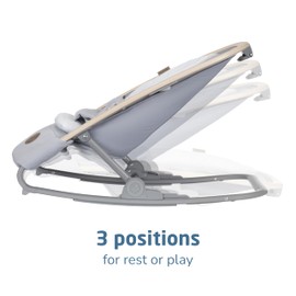 Maxi-Cosi Kori 2-in-1 Baby Bouncer Seat for Infants, Baby Rocker Chair, Portable Baby Bouncer, Classic Slate