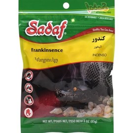 Sadaf Frankincense - Condor Livani Incense - Frankincense Incense for Meditation - Non-Edible - Kosher - 3 Oz Resealable Bag