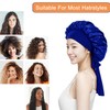 iLamvie Silk Bonnet,Adjustable Satin Bonnet,Hair Bonnet For Sleeping,Bonnet,Soft And Comfortable