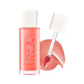 INGA Water Glow Lip Tint – [MIST] | Hydrating, Glossy Korean Lip Tint with Sheer Color & Glass-Like Shine | Long-Lasting, Non-Sticky Korean Lip Stain