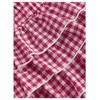 BEAUDRM Women's Y2K Gingham Short Elastic Waist Bow Knot Shorts
