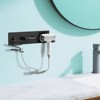 Bensbl Hair Tool Organizer Wall Mount – Aluminum Hair Dryer