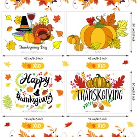 40 Pieces Fall Thanksgiving Placemats for Kids Coloring Activity Place Mats Thanksgiving Coloring Activity Paper Table Mats for Thanksgiving Party Supplies