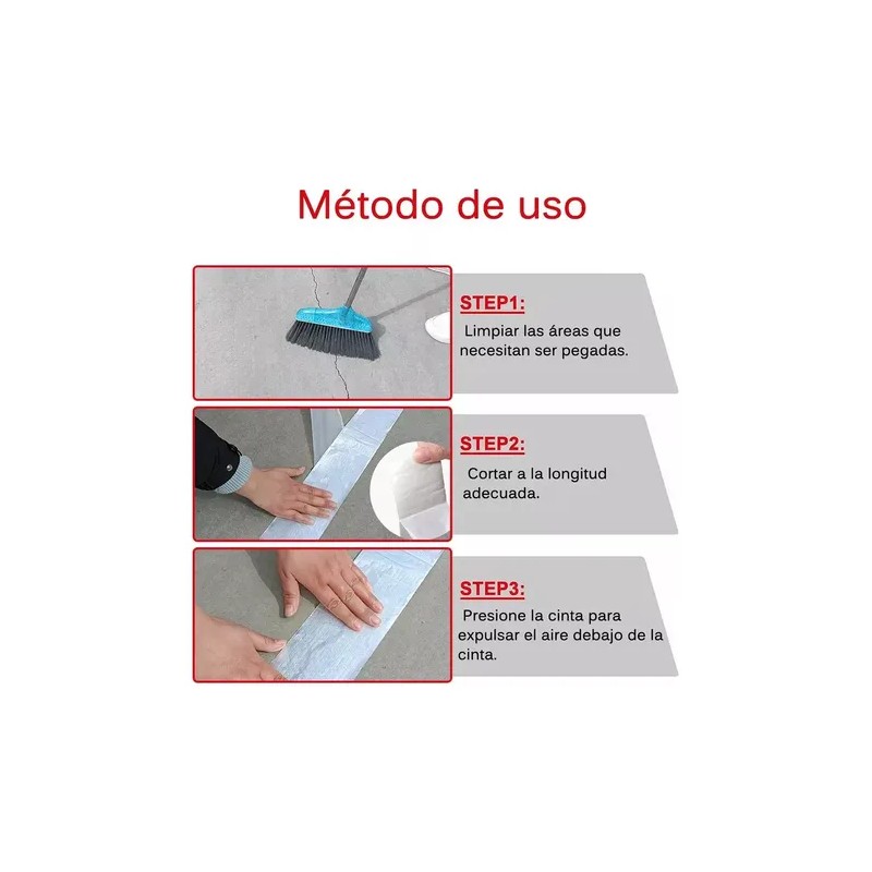 Cinta Butilo Impermeable Banna Aluminio 10cm x 20m Resistente Fugas