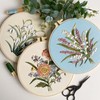 Myfelicity Embroidery kit for Adults and Beginners, Includes 3 Floral